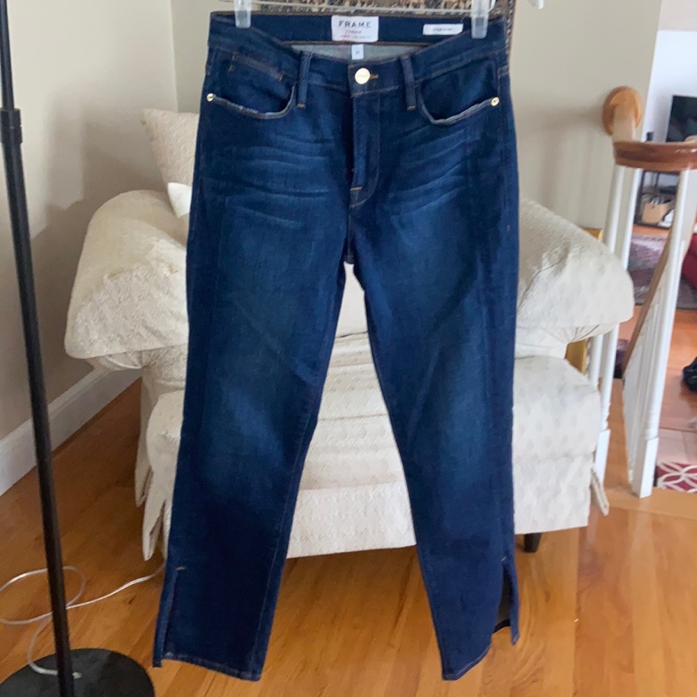 Le high straight Frame jeans